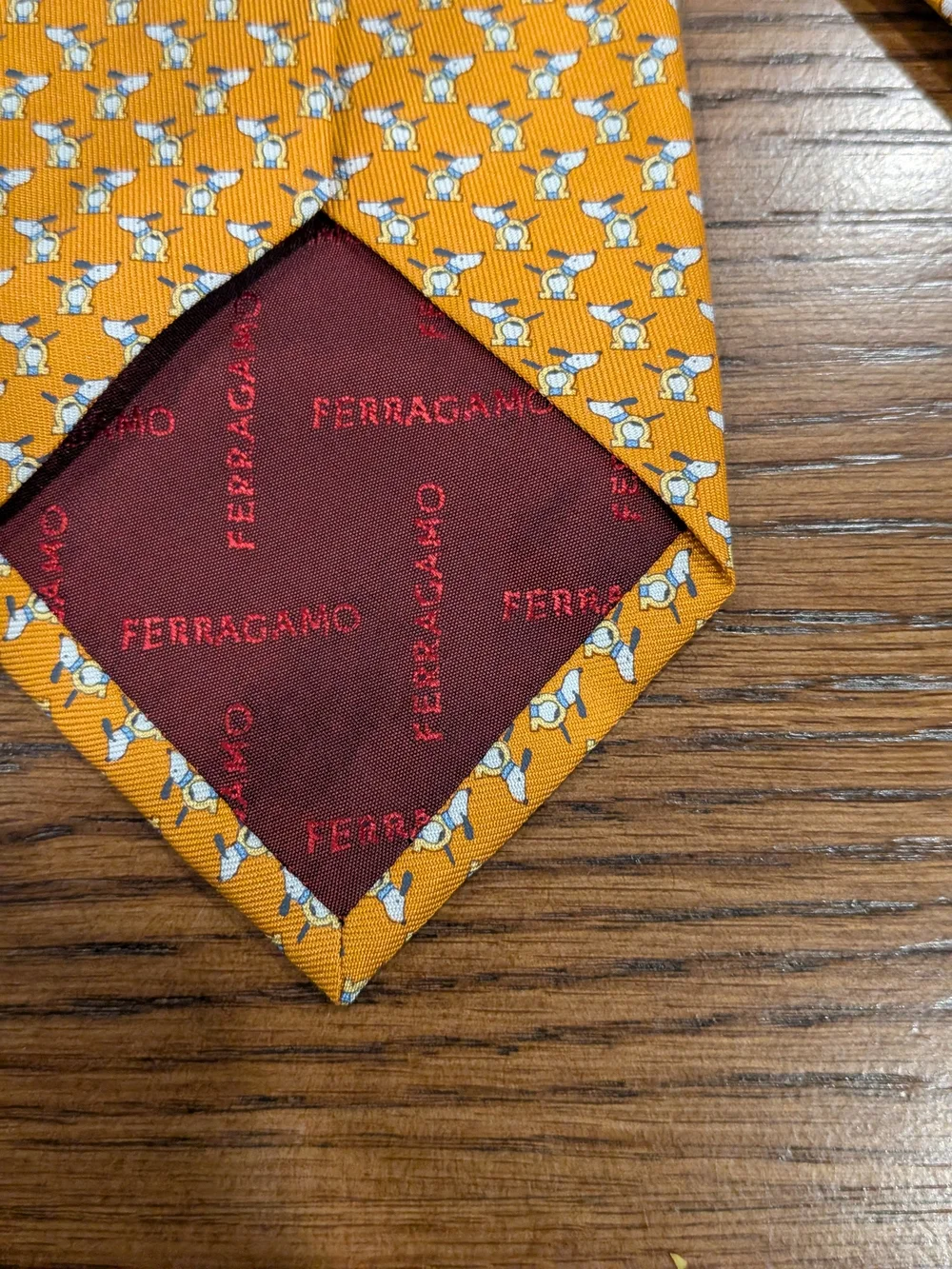 Salvatore Ferragamo bright orange